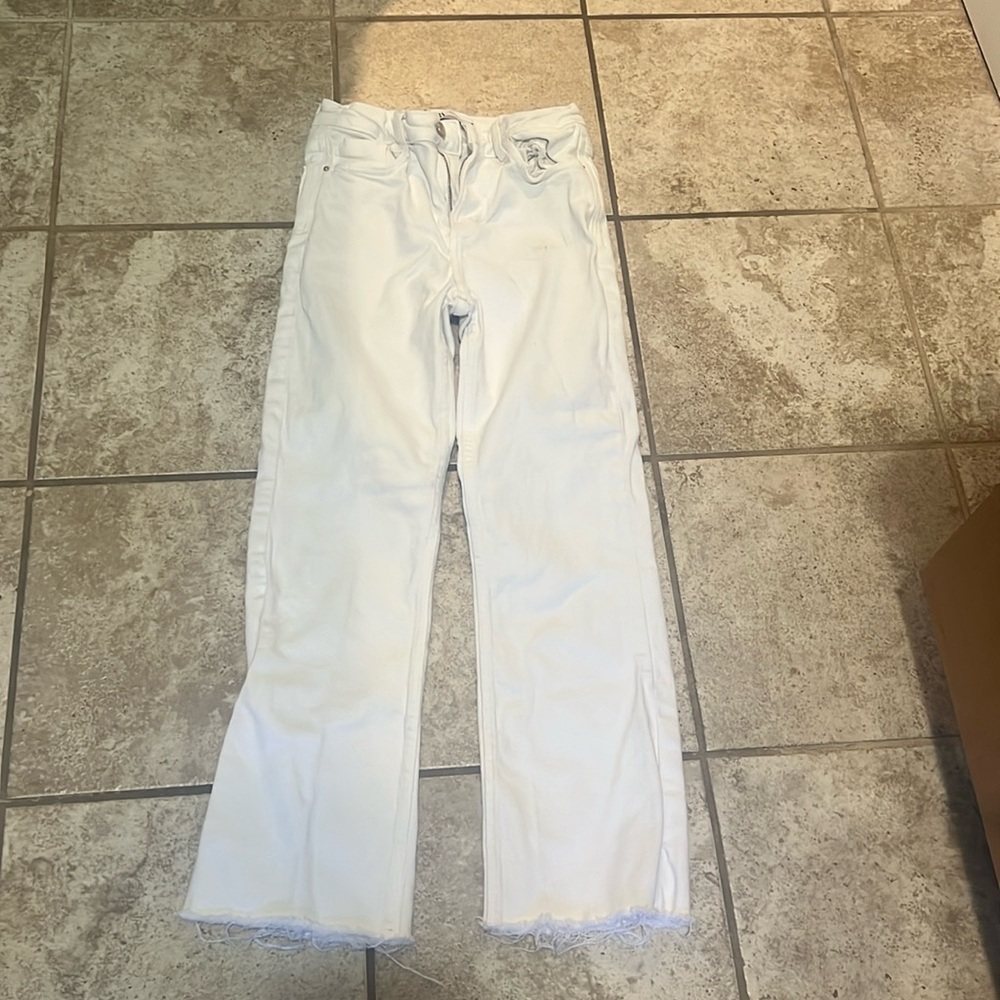 Zara white jeans